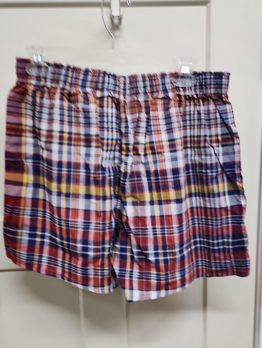 3 Polo by Ralph Lauren Red Blue Yellow White Plaid Men’s Boxers - Picture 4 of 10